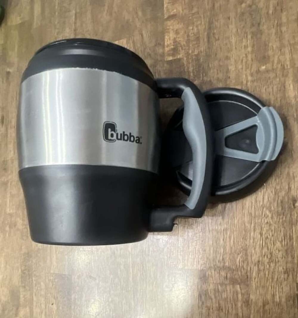 Bubba Classic Insulated Desk Mug with Dual-Wall Foam Insulation, 52 oz, Black